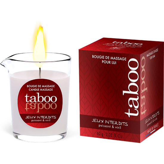 Taboo Massage Candle For Him Jeux Interdits Aroma Liquen Wild