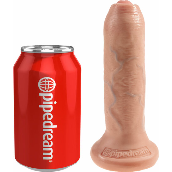 UNCUT 16.5CM - REALISTIC PENIS WITH MOBILE FORESKIN