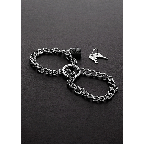 Handcuffs With Stainless Steel Chain.