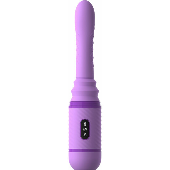 Love Thrust-her Silicone Vibrator - Purple