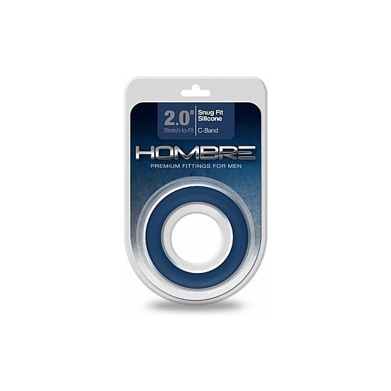 MEN S SNUG-FIT SILICONE RING - BLUE