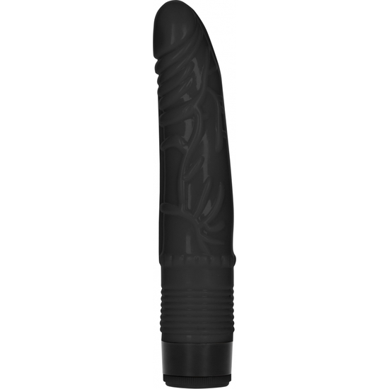 Gc Realistic Vibrator Penis 19.5cm - Black