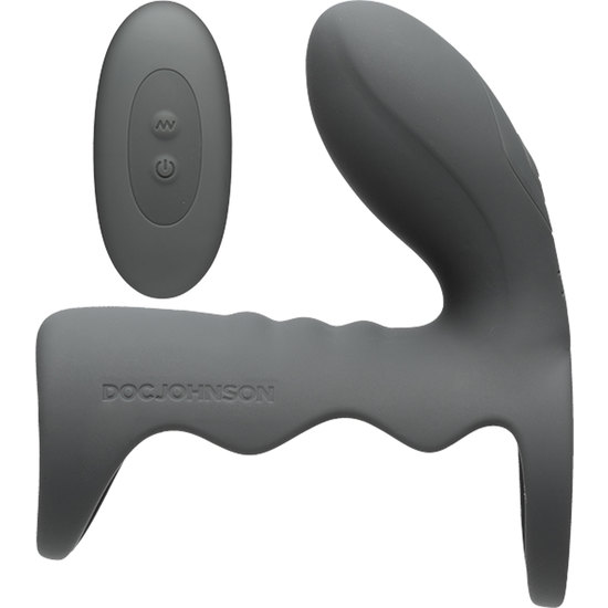 OPTIMALE CASE FOR THE PENIS WITH PLUG AND VIBRATION - GRAY DOC JOHNSON