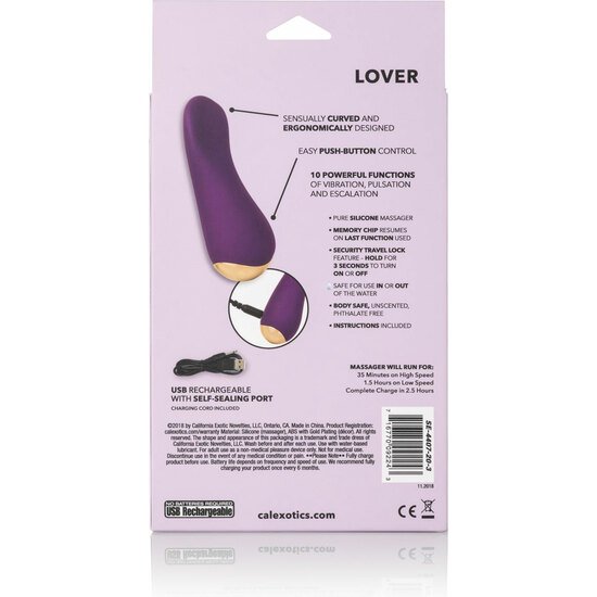 SLAY LOVER - PURPLE SILICONE MASSAGER