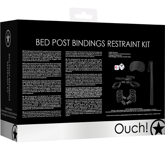 BED FIXINGS RESTRICTION KIT - BLACK