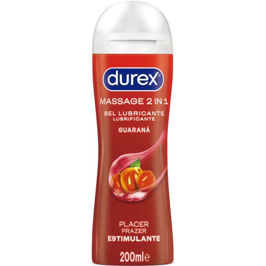 DUREX - GUARANA STIMULATING MASSAGE LUBRICANT GEL 200 ML DUREX LUBES