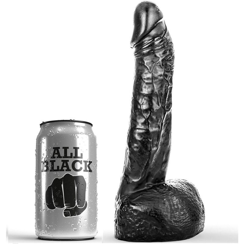 ALL BLACK - FISTING DILDO 20 CM ALL BLACK