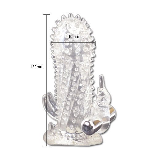 Buy Baile - Brave Man Rabbit Vibrator Penis Extension BAILE - BRAVE MAN RABBIT VIBRATOR PENIS EXTENSION BAILE FOR HIM