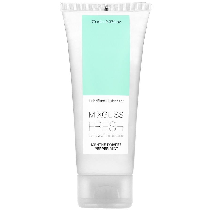MIXGLISS - WATER BASED LUBRICANT EFFECT COLD MINT FLAVOR 70 ML MIXGLISS