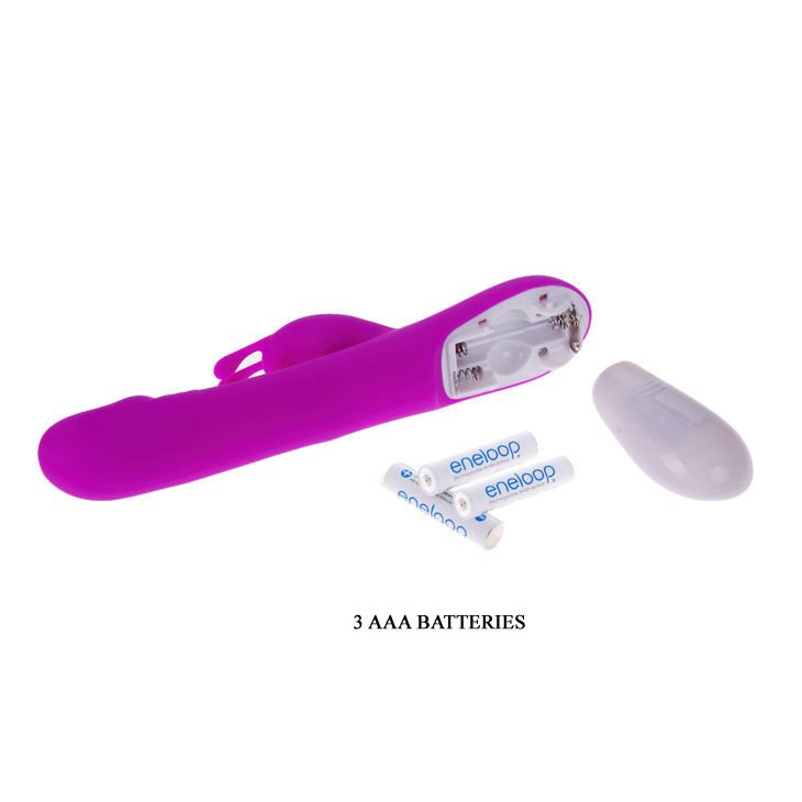 Pretty Love - Flirtation Robert Vibrator With Clitoris Stimulator PRETTY LOVE - FLIRTATION ROBERT VIBRATOR WITH CLITORIS STIMULATOR