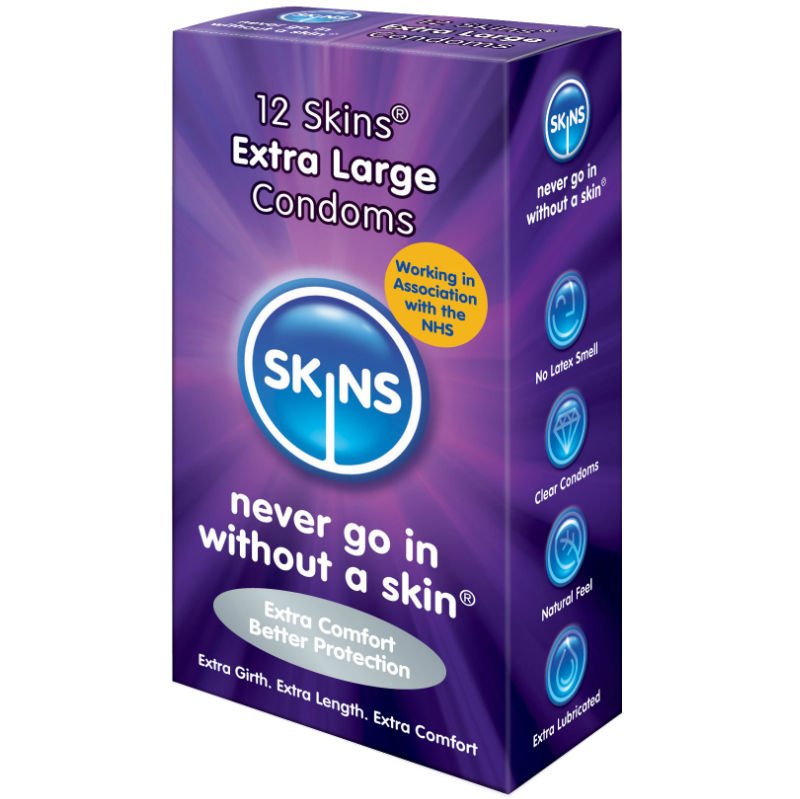 Buy Skins - Condom Extra Large 12 Pack