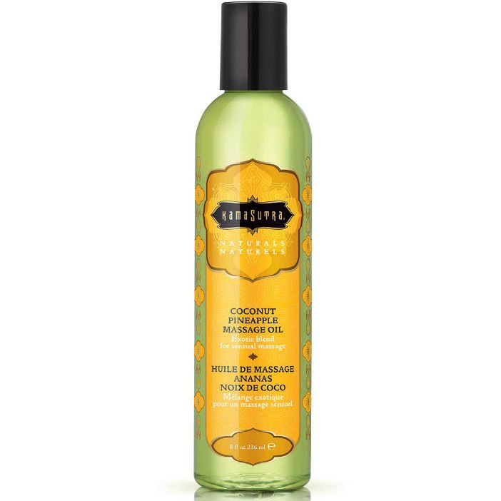 KAMASUTRA - NATURALS PIÑA COLADA MASSAGE OIL 236ML KAMASUTRA  COSMETICS