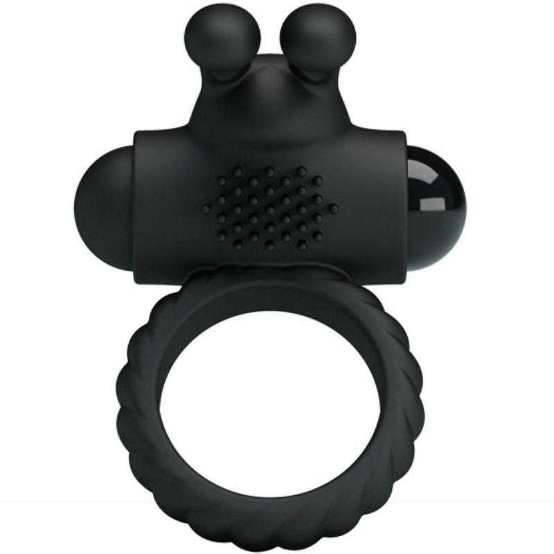 Pretty Love - Eudora Vibrating Ring With Stimulator PRETTY LOVE - EUDORA VIBRATING RING WITH STIMULATOR