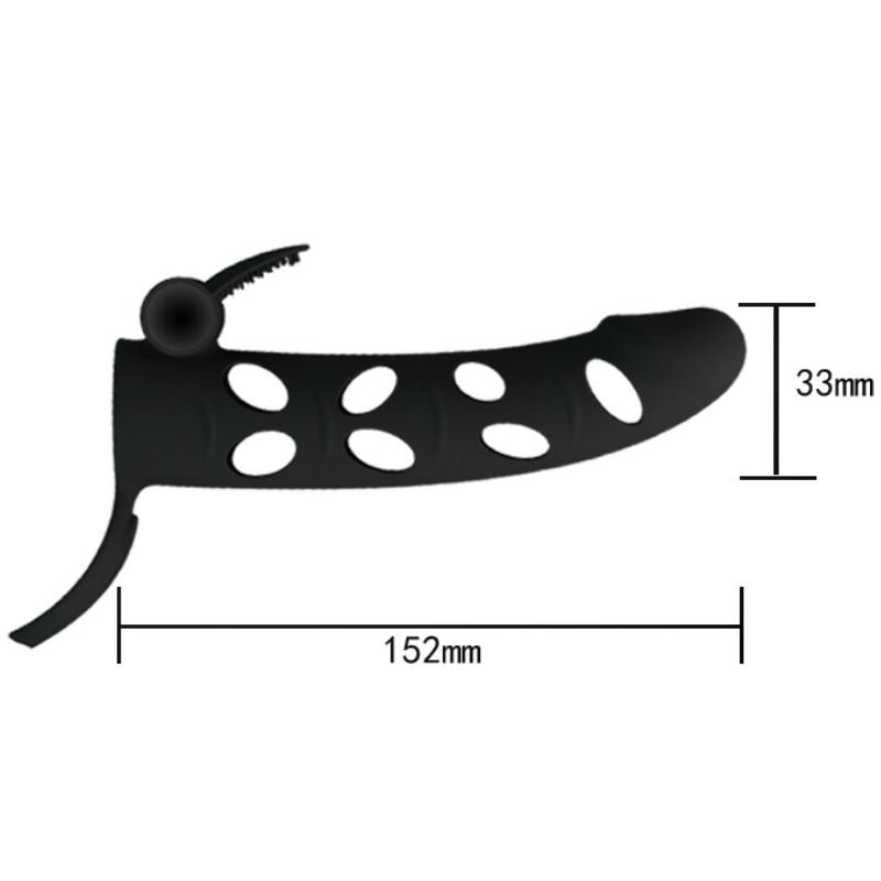 Pretty Love - Silicone Cover With Vibration 15.2 Cm PRETTY LOVE - SILICONE COVER WITH VIBRATION 15.2 CM