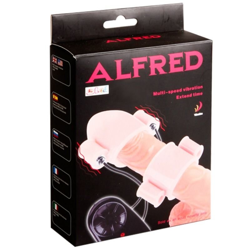 Baile - Alfred Penis Vibrator Covers With Control BAILE - ALFRED PENIS VIBRATOR COVERS WITH CONTROL