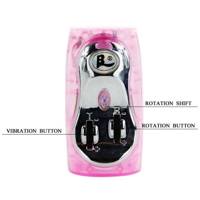 Baile - Vibrator With Rotation And Rabbit Multive Speed And Multirotation BAILE - VIBRATOR WITH ROTATION AND RABBIT MULTIVE SPEED AND MULTIROTATION