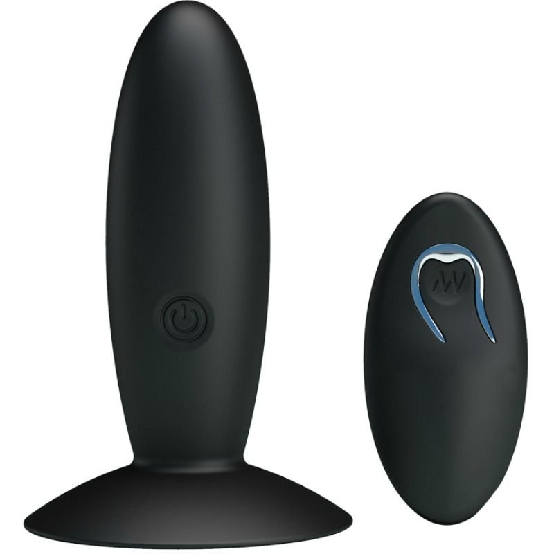 PRETTY LOVE - RECHARGEABLE ANAL PLUG WITH VIBRATION AND CONTROL PRETTY LOVE BOTTOM