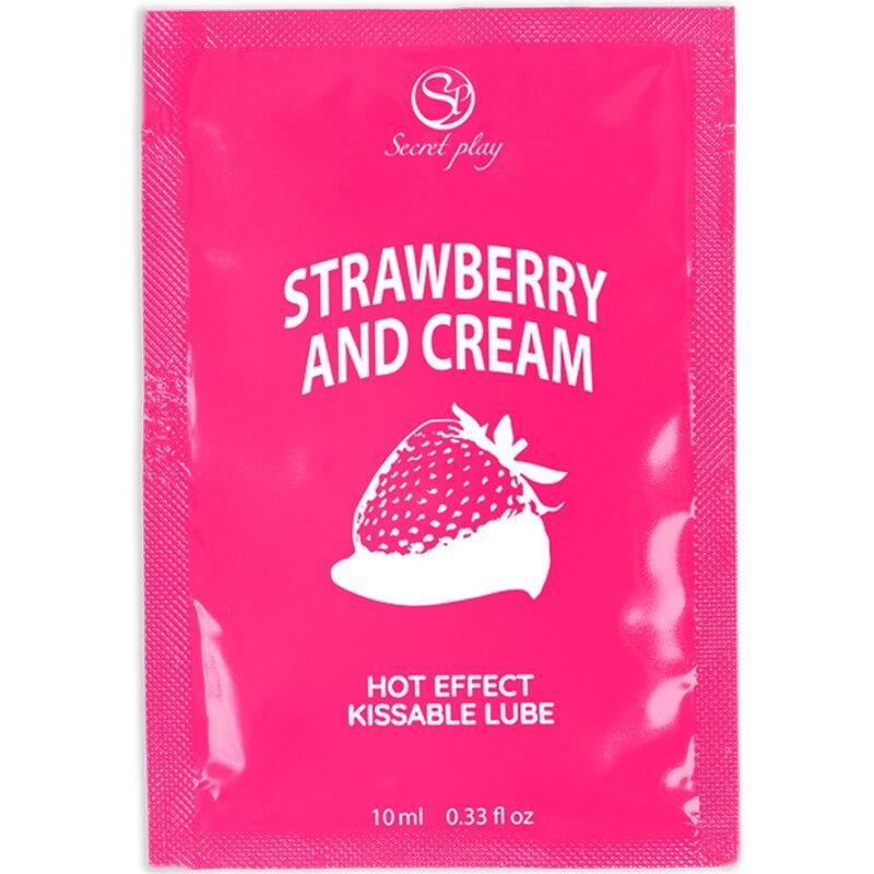 Buy Secretplay - Single Dose Lubricant Strawberries & Cream 10 Ml