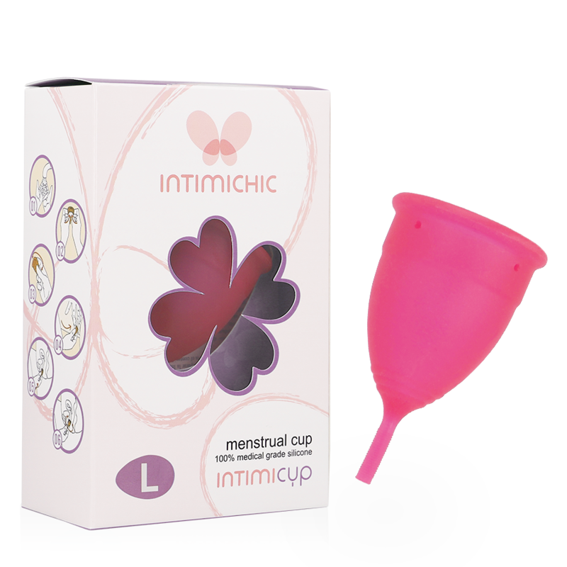 Buy Intimichic - Menstrual Cup Medical Grade Silicone - Size L