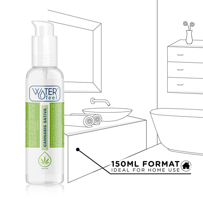 Waterfeel - Cannabis Lubricant 150 Ml WATERFEEL - CANNABIS LUBRICANT 150 ML