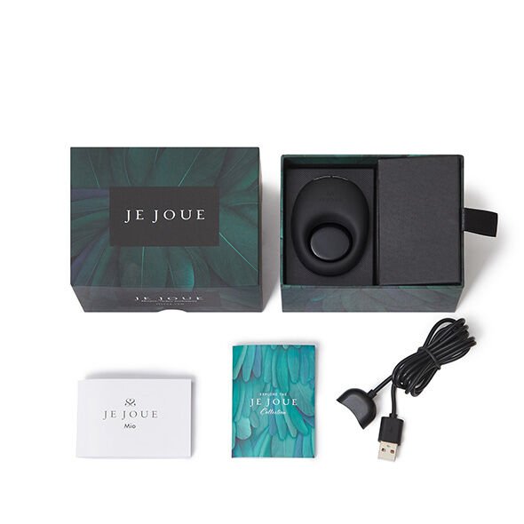 Je Joue - Mio Vibrator Ring Black JE JOUE - MIO VIBRATOR RING BLACK