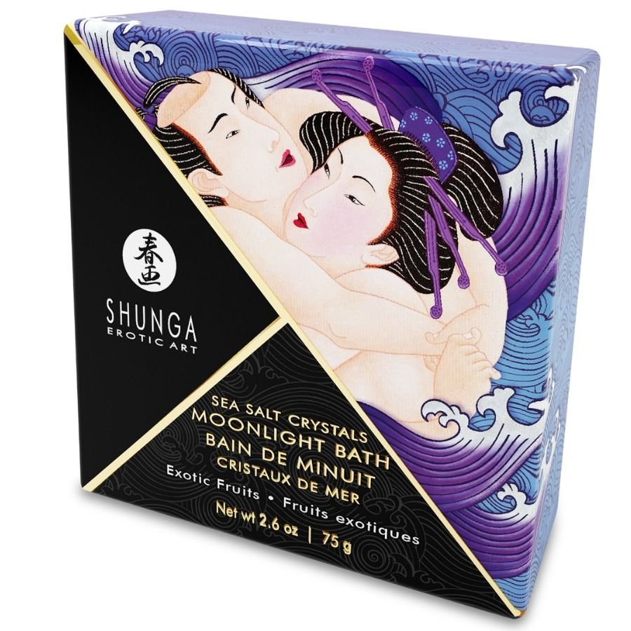 SHUNGA - EXOTIC PURPLE FLAVORED BATH SALTS 75 GR SHUNGA BATH EXPERIENCE