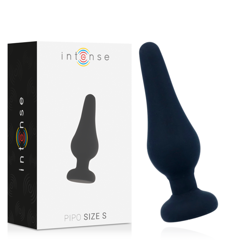 Buy Intense - Anal Plug Pipo S Black Silicone 9.8 Cm