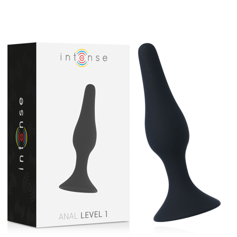 INTENSE - ANAL LEVEL 1 10.5CM BLACK INTENSE ANAL TOYS