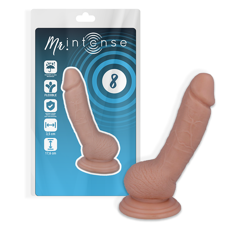 Buy Mr Intense - 8 Realistic Cock 17.6 Cm -o- 3.5 Cm