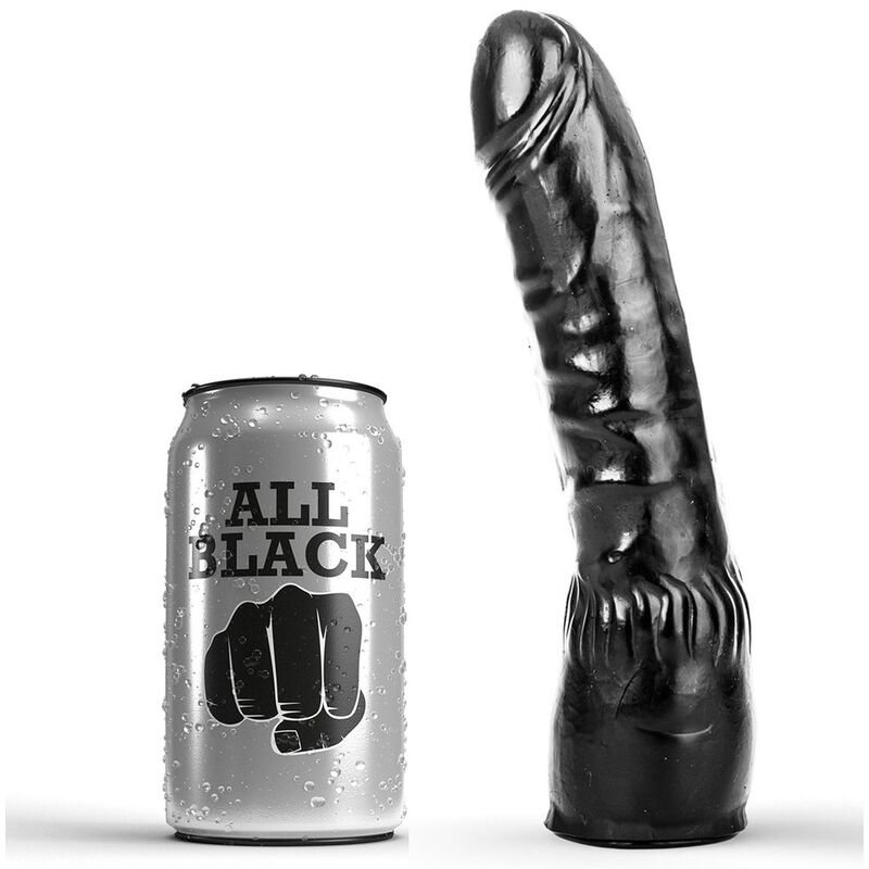 Buy All Black - Dildo Black Realistic 20 Cm