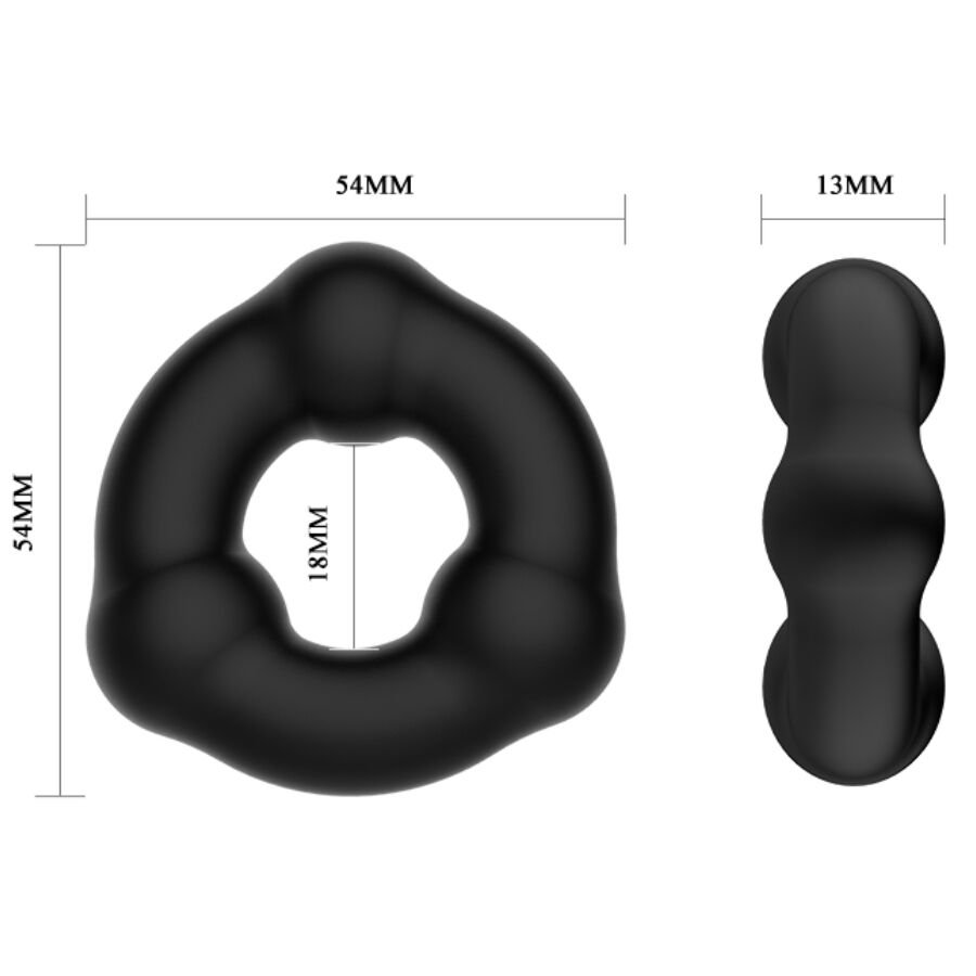 Crazy Bull - Super Soft Silicone Ring With Nodules CRAZY BULL - SUPER SOFT SILICONE RING WITH NODULES