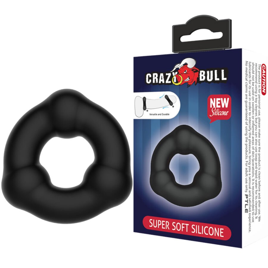 CRAZY BULL - SUPER SOFT SILICONE RING WITH NODULES CRAZY BULL