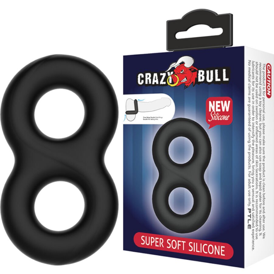 Buy Crazy Bull - Double Infinity Silicone Ring