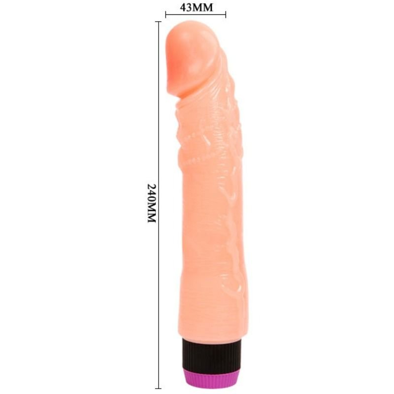 Baile - Natural Flexible Realistic Vibrator 24 Cm BAILE - NATURAL FLEXIBLE REALISTIC VIBRATOR 24 CM