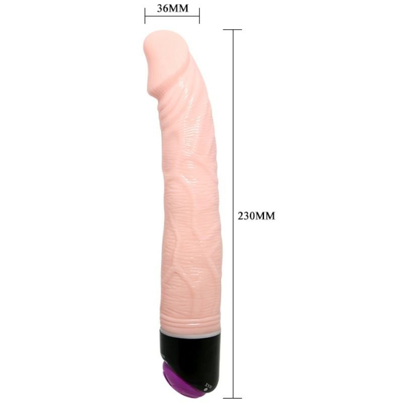 Baile - Adour Baile - Club Realistic Vibrator 23 Cm Natural BAILE - ADOUR BAILE - CLUB REALISTIC VIBRATOR 23 CM NATURAL