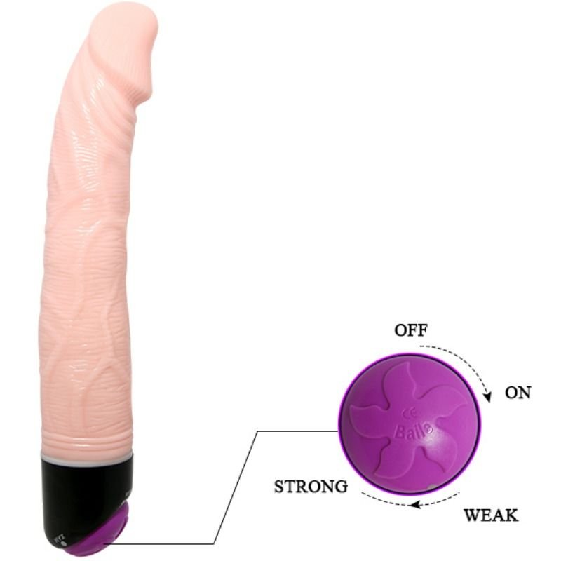 Baile - Adour Baile - Club Realistic Vibrator 23 Cm Natural BAILE - ADOUR BAILE - CLUB REALISTIC VIBRATOR 23 CM NATURAL