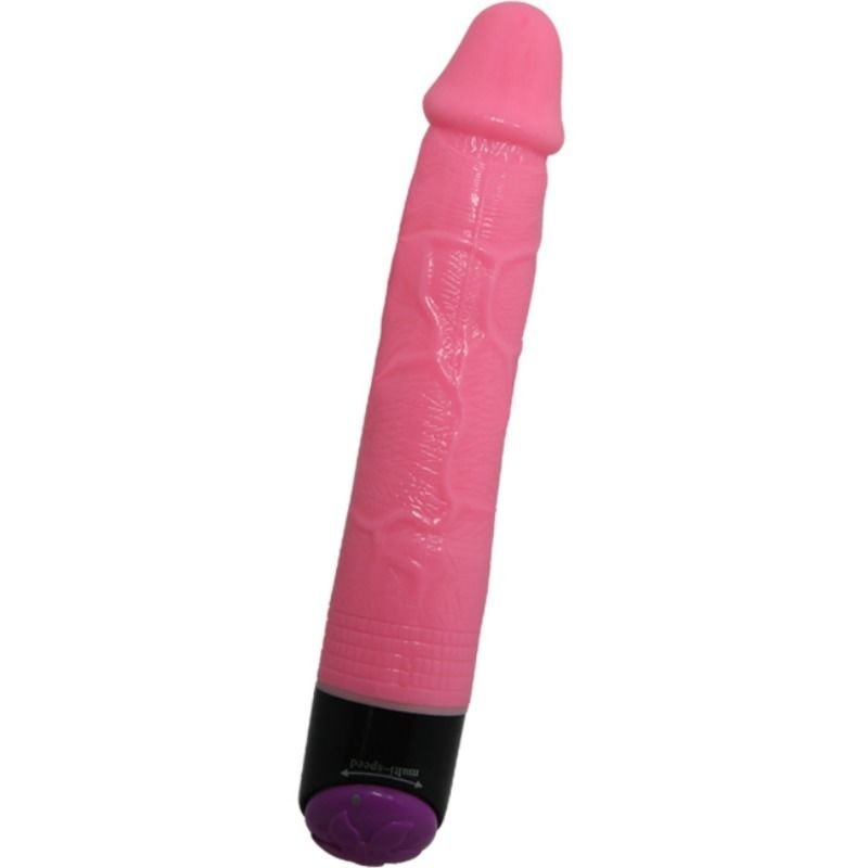 BAILE - COLORFUL SEX REALISTIC VIBRATOR PINK 23 CM BAILE