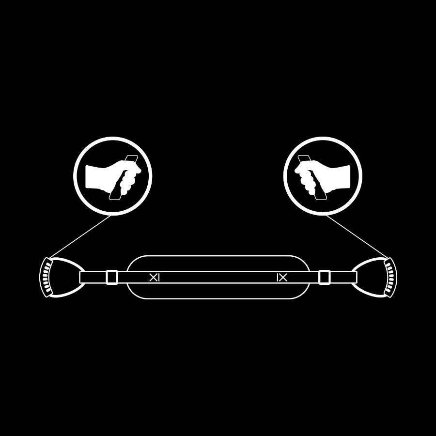 FETISH SUBMISSIVE - DOGGY STYLE HARNESS WITH NOPRENE LINING