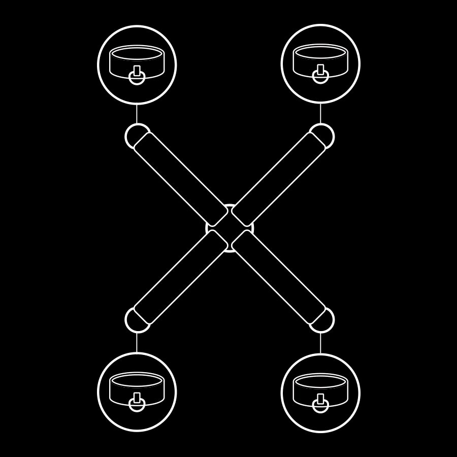 FETISH SUBMISSIVE - VEGAN LEATHER HANDCUFF UNION
