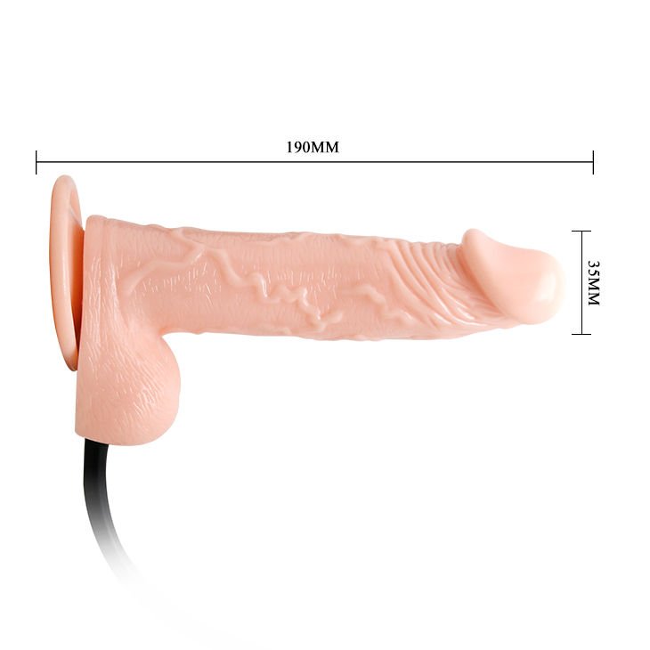 Baile - Realistic Vibrating And Inflatable Dildo BAILE - REALISTIC VIBRATING AND INFLATABLE DILDO