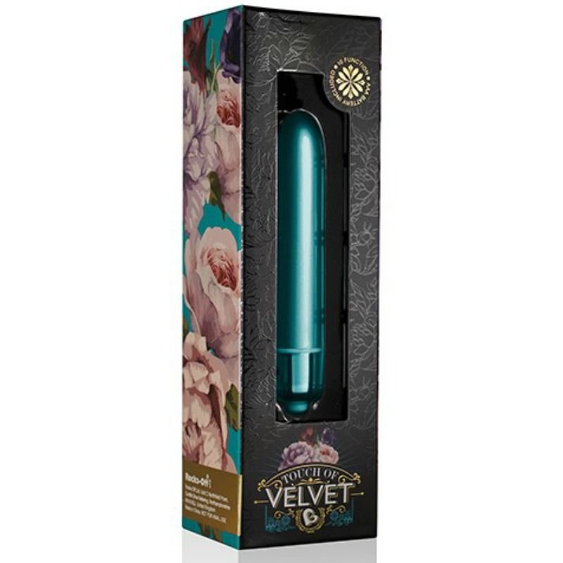 Rocks-off - Vibrating Bullet Touch Of Velvet Peacock Petals ROCKS-OFF - VIBRATING BULLET TOUCH OF VELVET PEACOCK PETALS