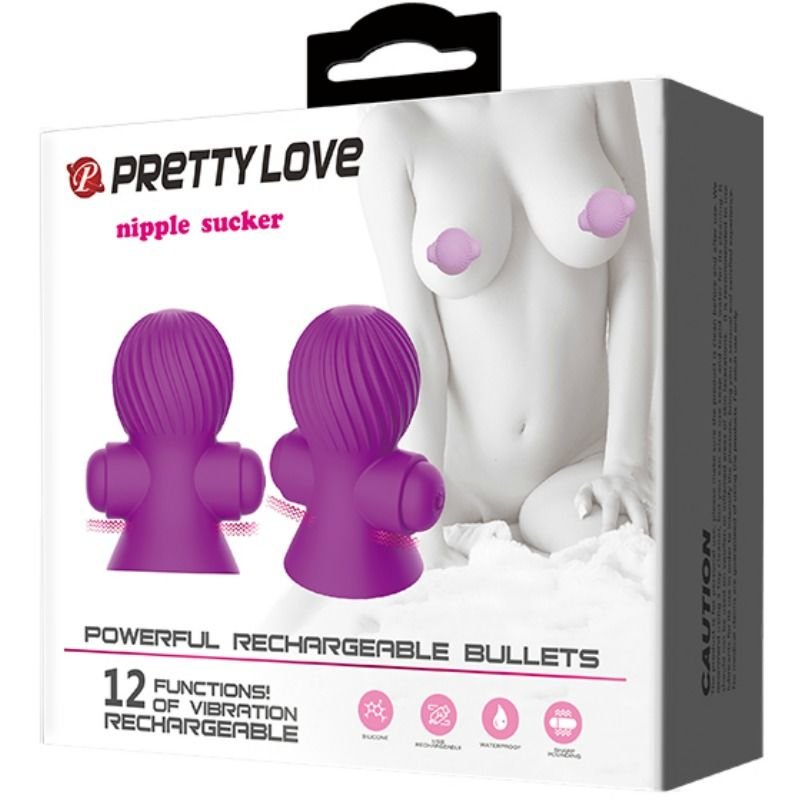 Pretty Love - Nipple Stimulators 12m Lilac Vibration PRETTY LOVE - NIPPLE STIMULATORS 12M LILAC VIBRATION