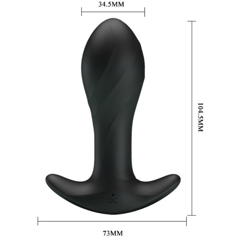 Pretty Love - Black Anal Vibrator PRETTY LOVE - BLACK ANAL VIBRATOR