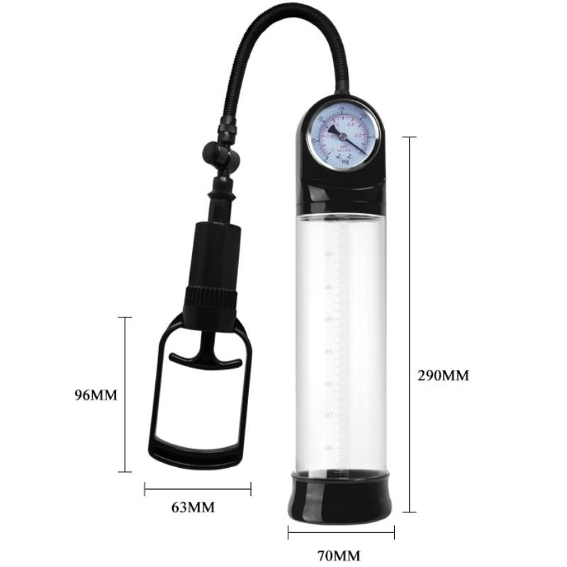 Pretty Love - Erection Pump With Barometer PRETTY LOVE - ERECTION PUMP WITH BAROMETER