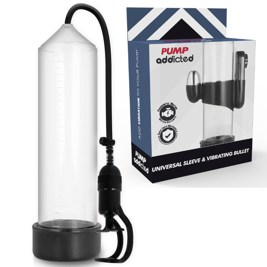PUMP ADDICTED - RX5 TRANSPARENT VIBRATOR PUMP ADDICTED