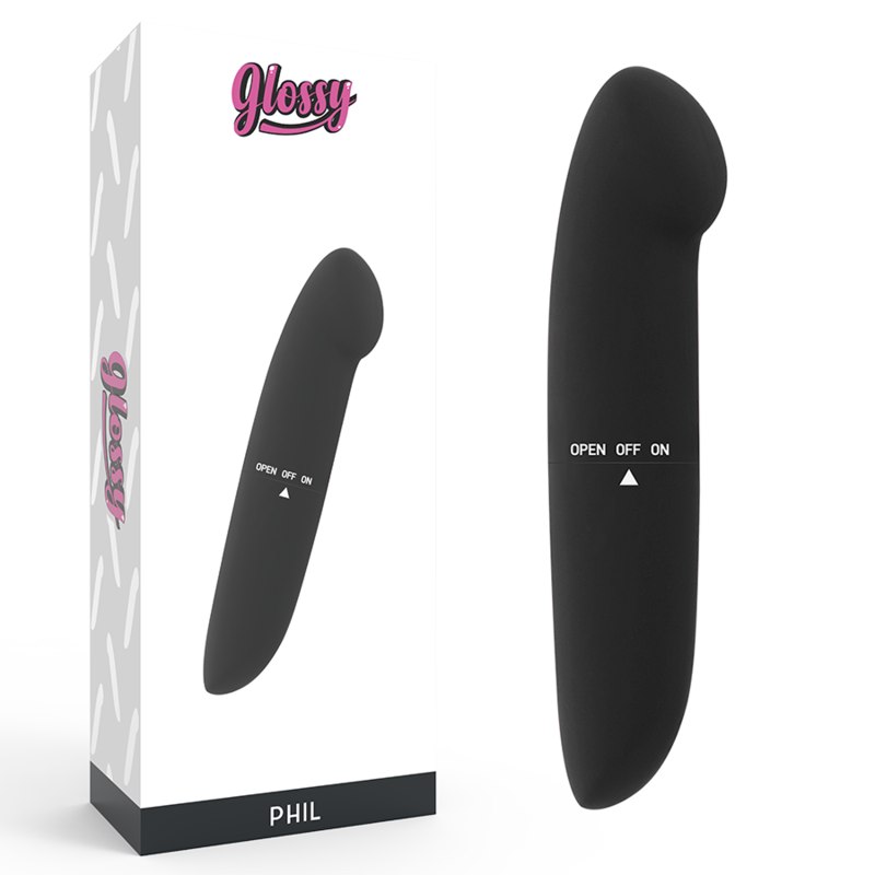 Buy Glossy - Phil Vibrator Black