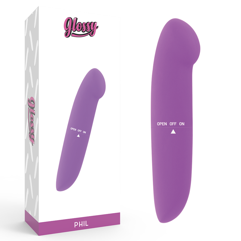 Buy Glossy - Phil Vibrator Purple