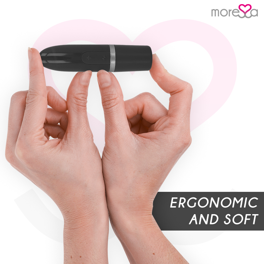 Moressa - Ivy Vibrator Stimulator Travel Black MORESSA - IVY VIBRATOR STIMULATOR TRAVEL BLACK