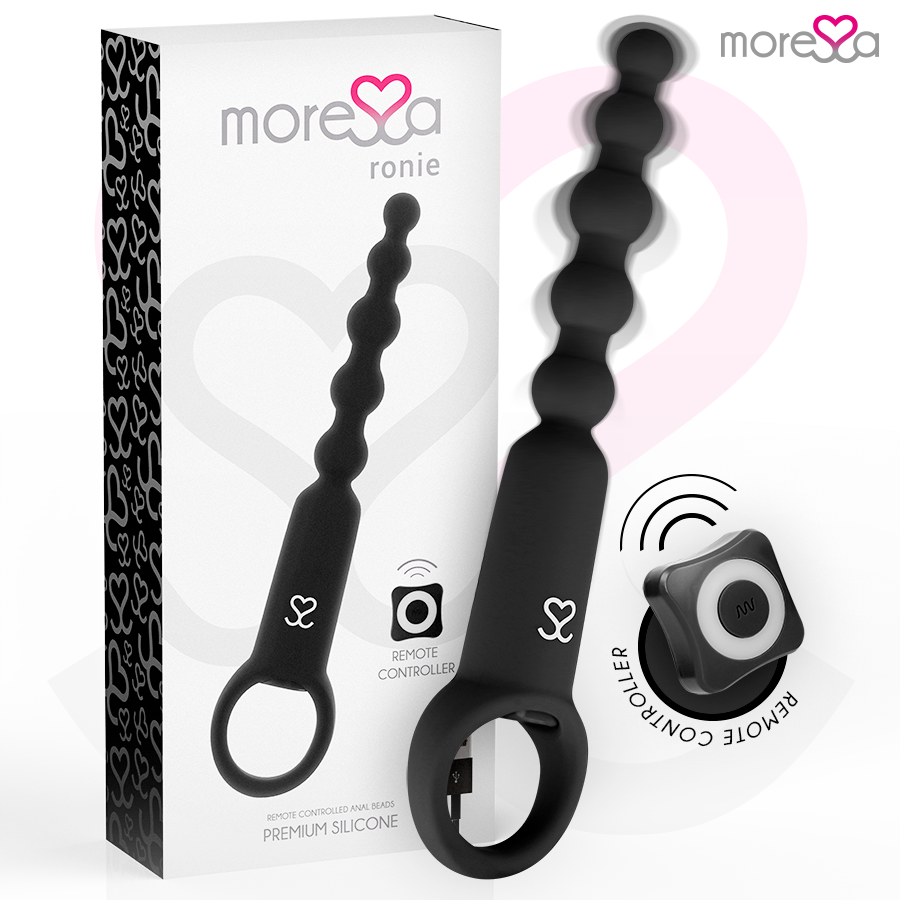 MORESSA - RONIE REMOTE CONTROL BLACK ANAL PLEASURE MORESSA