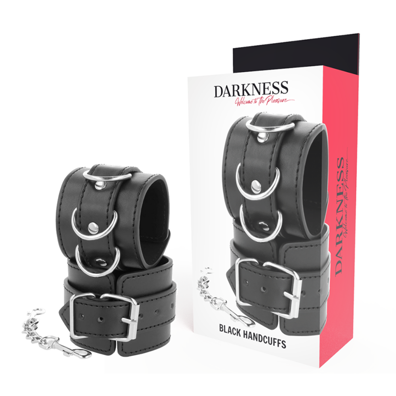 DARKNESS - BLACK HANDCUFFS DARKNESS BONDAGE
